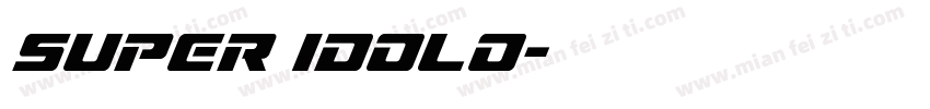 Super idolo字体转换